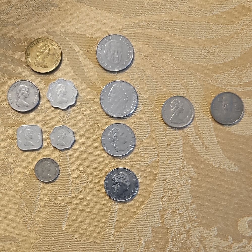 Coin Collection - Gold and Silver Tones